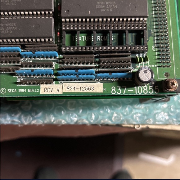 Sega GUNBLADE New York Model 2B Arcade Game PCB Board Cj - Picture 3 of 10